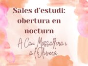 Les sales d’estudi de Sant Boi s’obren de nou durant la nit per a l’època d’exàmens