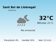 AEMET: El temps per a Sant Boi de Llobregat – 16 de Juny de 2026